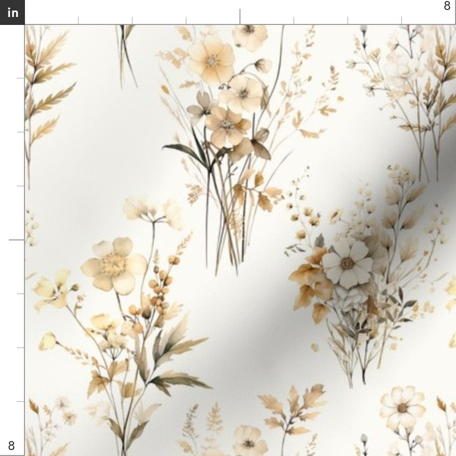 Fall Botanical Fabric