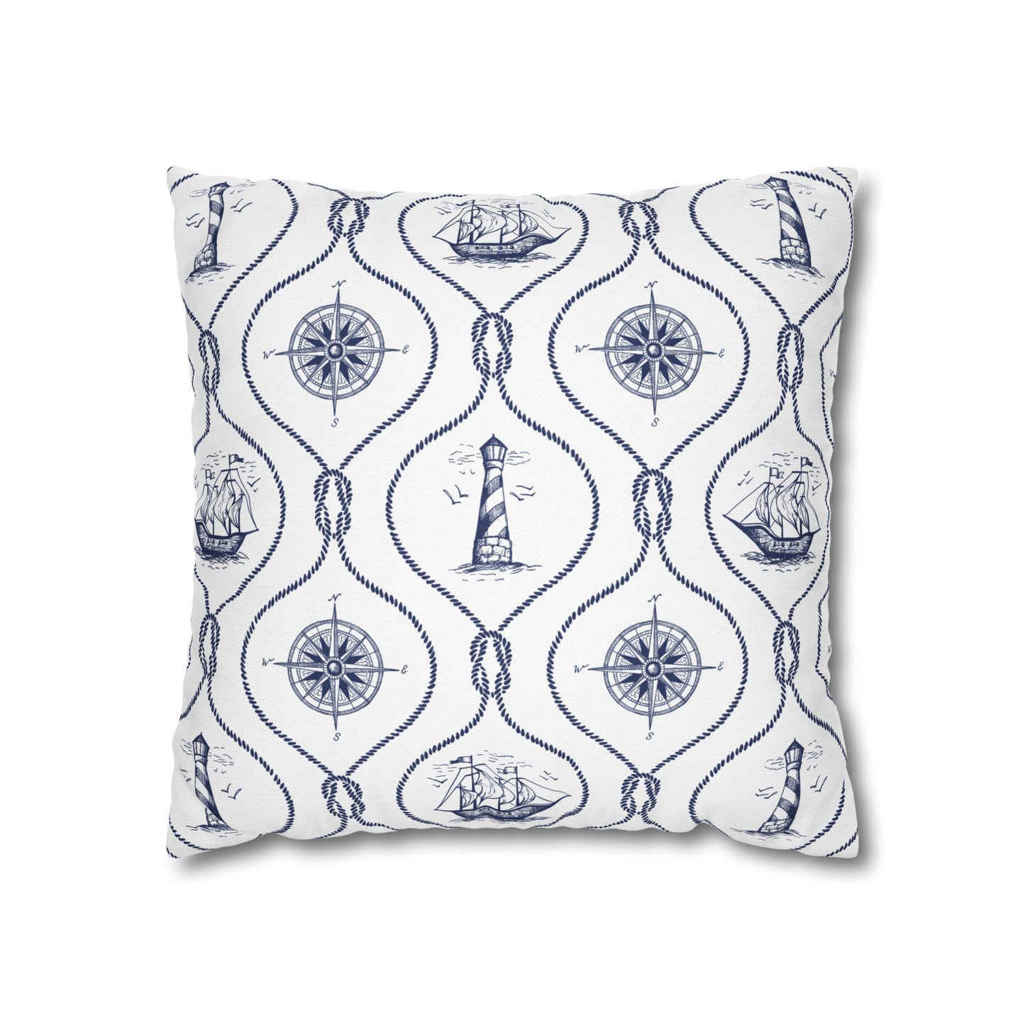 Nautical Summer Pillow Cover
