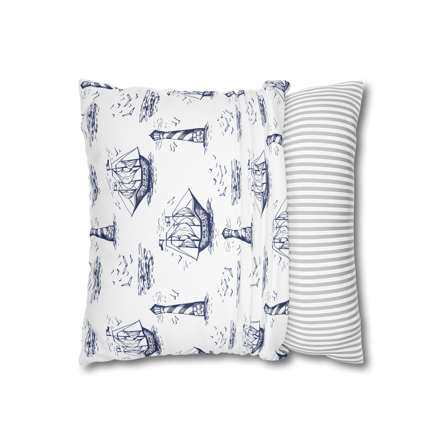 Nautical Summer Pillow Cover