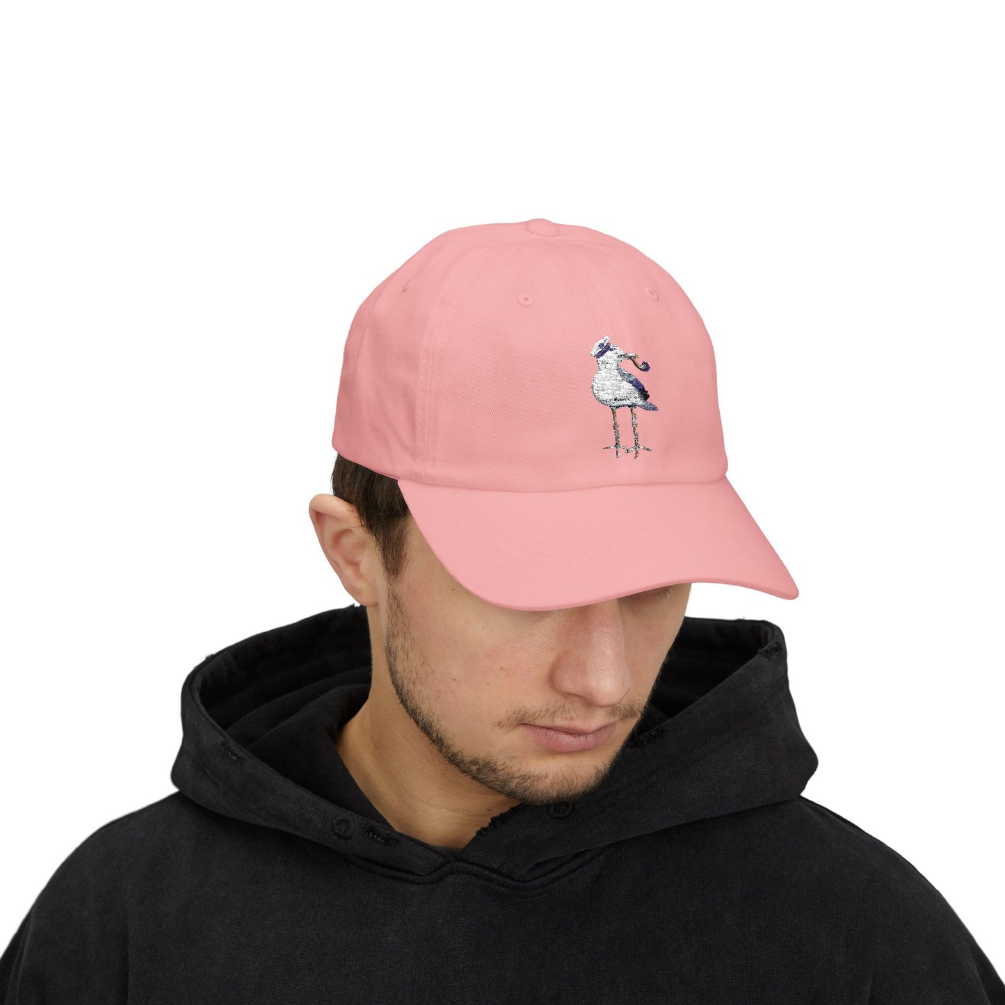 Embroidered Coastal "Captain Seagull" with Pipe Hat - Summer Capsule Collection