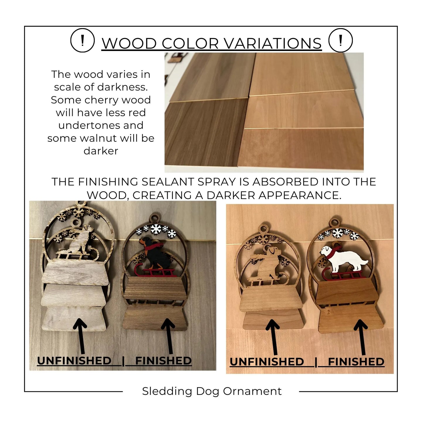 Labrador Retriever Dog Sledding Ornament