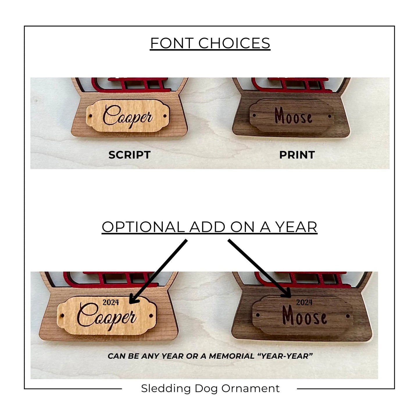Labrador Retriever Dog Sledding Ornament