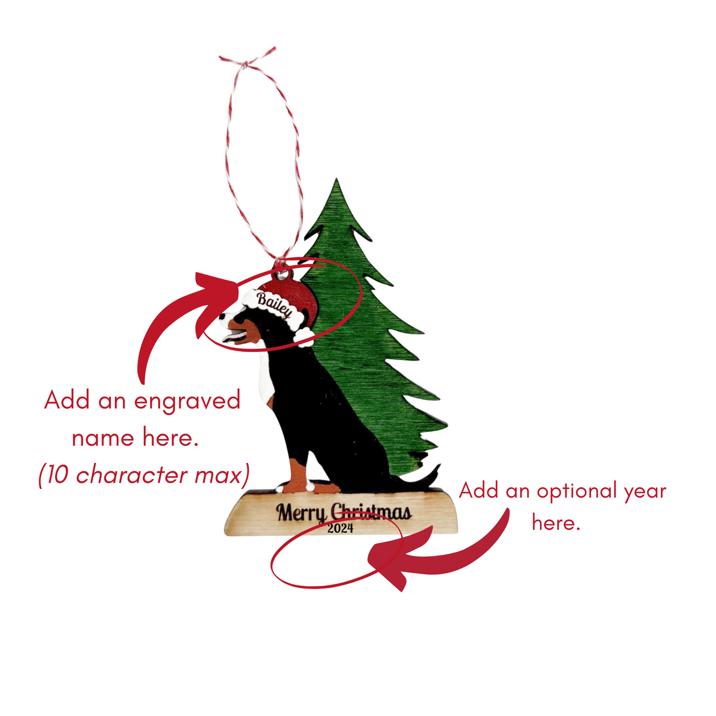 Greater Swiss Mountain Dog Ornament
