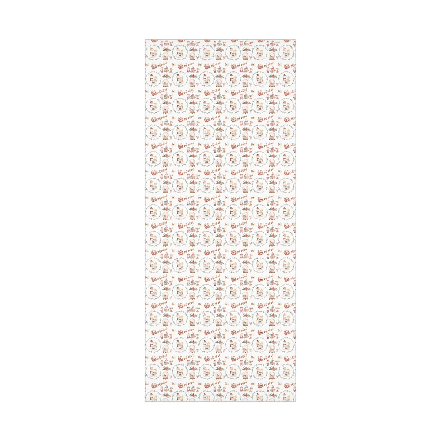 Snowman Family Christmas Wrapping Paper