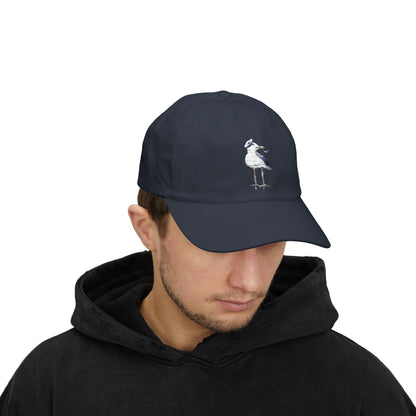 Embroidered Coastal "Captain Seagull" with Pipe Hat - Summer Capsule Collection