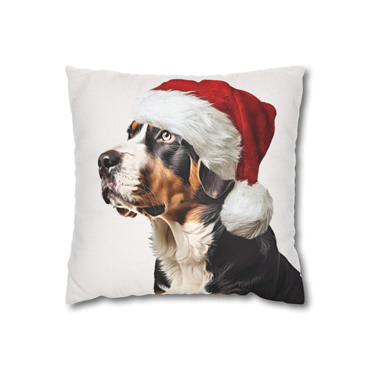 Christmas Swissy Pillow Cover, Double Sided Print