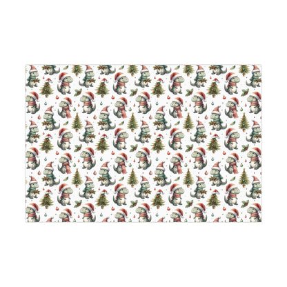 Baby Dinosaur Christmas Gift Wrap