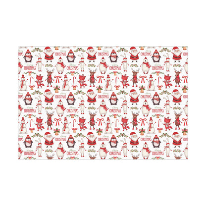 Christmas Characters Wrapping Paper