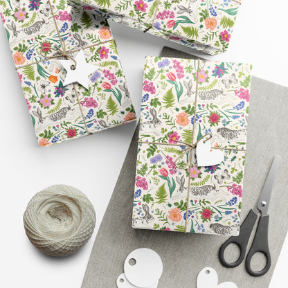 Copy of Colorful Easter Wrapping Paper, Adorable Bunnies Gift Wrap, Wrapping Paper, Easter Gift, Easter Basket, Easter Rabbit