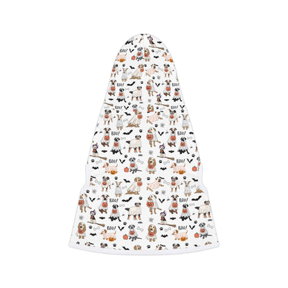 Halloween Dog Hoodie, Spooky Dogs Halloween Pattern, Costume Dog Hoodie, Halloween Costume for Dogs