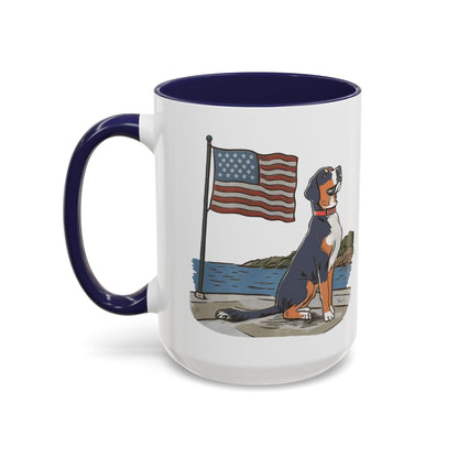 Our Retro Character Summer Swissy in the USA Mug