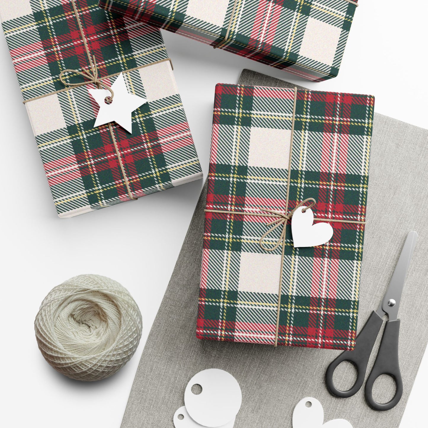Ralph Lauren Inspired Tartan Christmas Wrapping