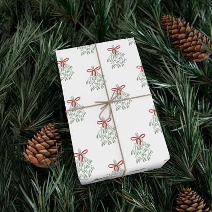 Christmas Mistletoe Wrapping Paper