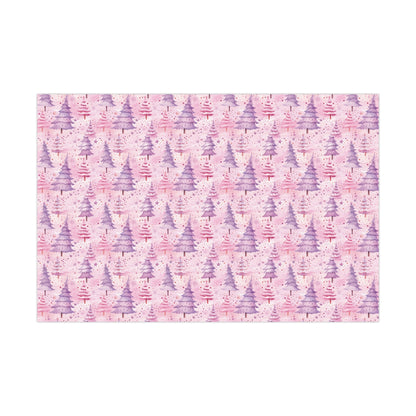 Pink Christmas Wrapping Paper