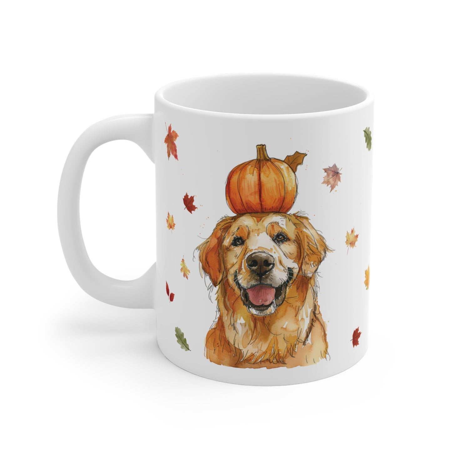 Golden Retriever Fall Mug