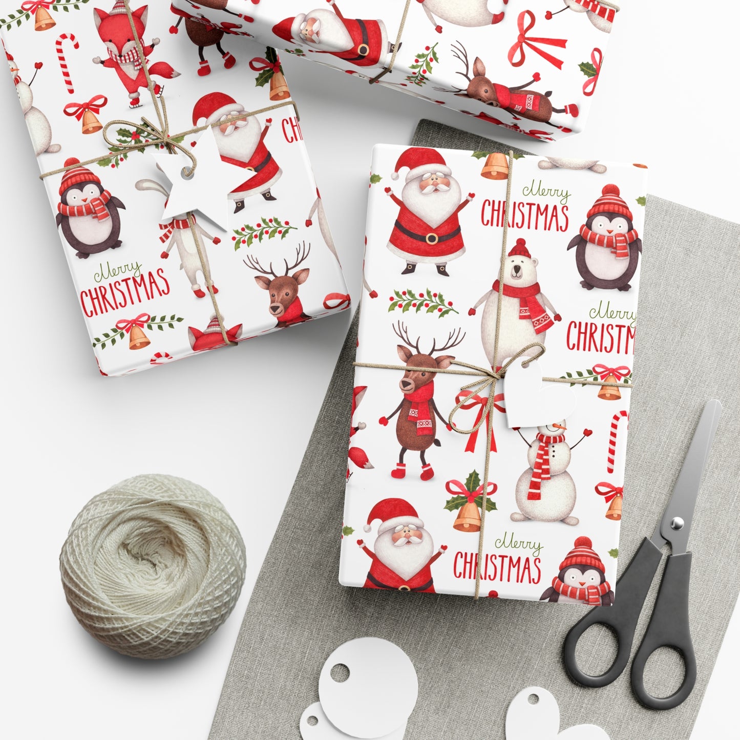 Christmas Character Gift Wrap