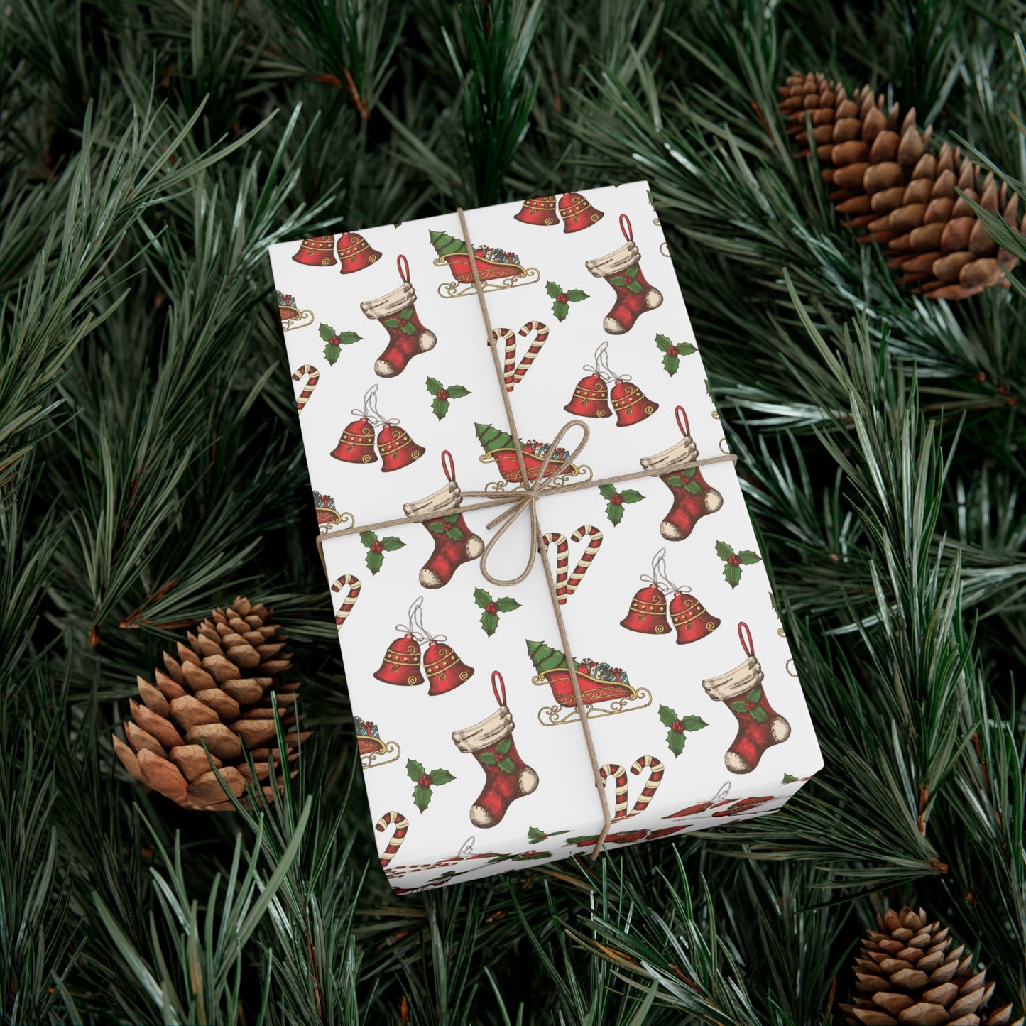 Vintage Retro Christmas Gift Wrap