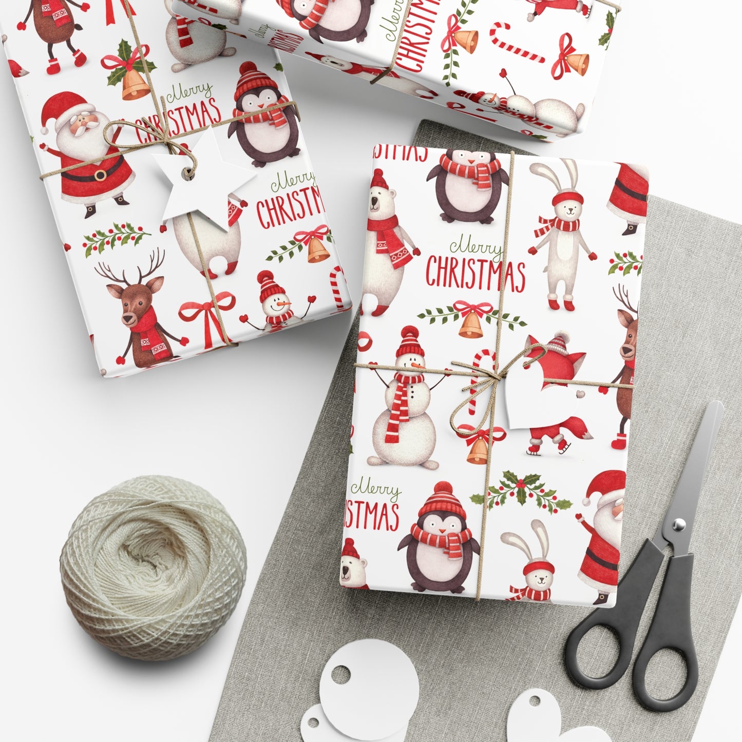 Christmas Characters Wrapping Paper