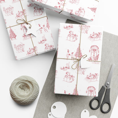 Hand Sketched Christmas Toile