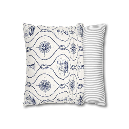 Nautical Summer Pillow Cover, Summer Home Decor, Boat House, Beach House, Marina