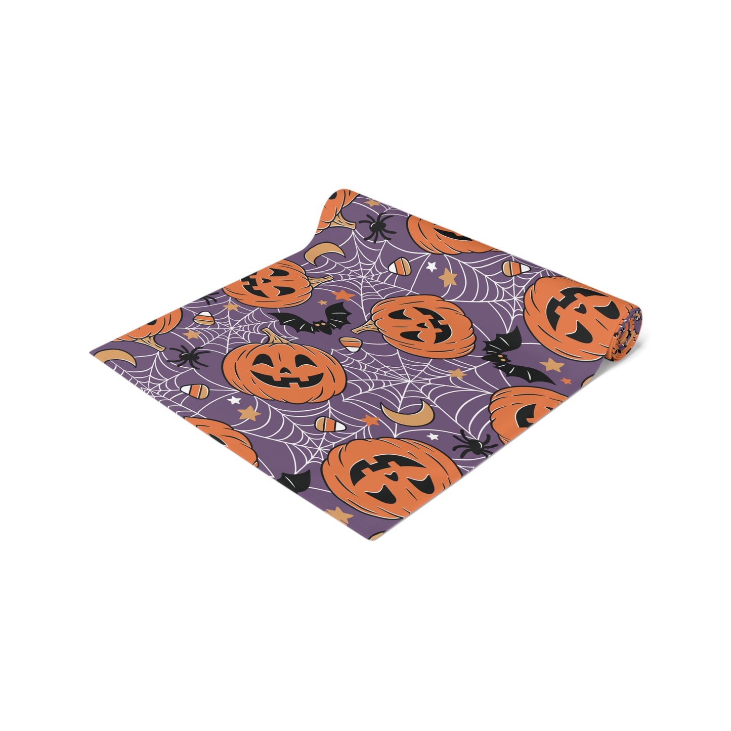 Fun Halloween Pumpkin Table Runner