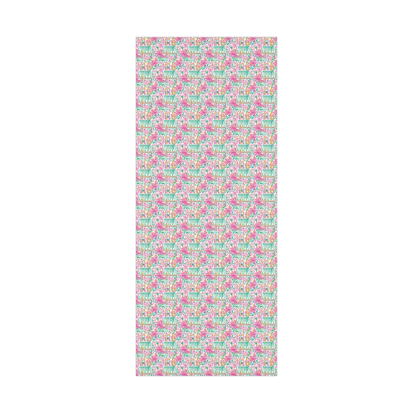 Floral Preppy Birthday Wrapping Paper,  Mother's Day, Gifts for Teens, Birthday Wrapping, Celebration Gift Wrap