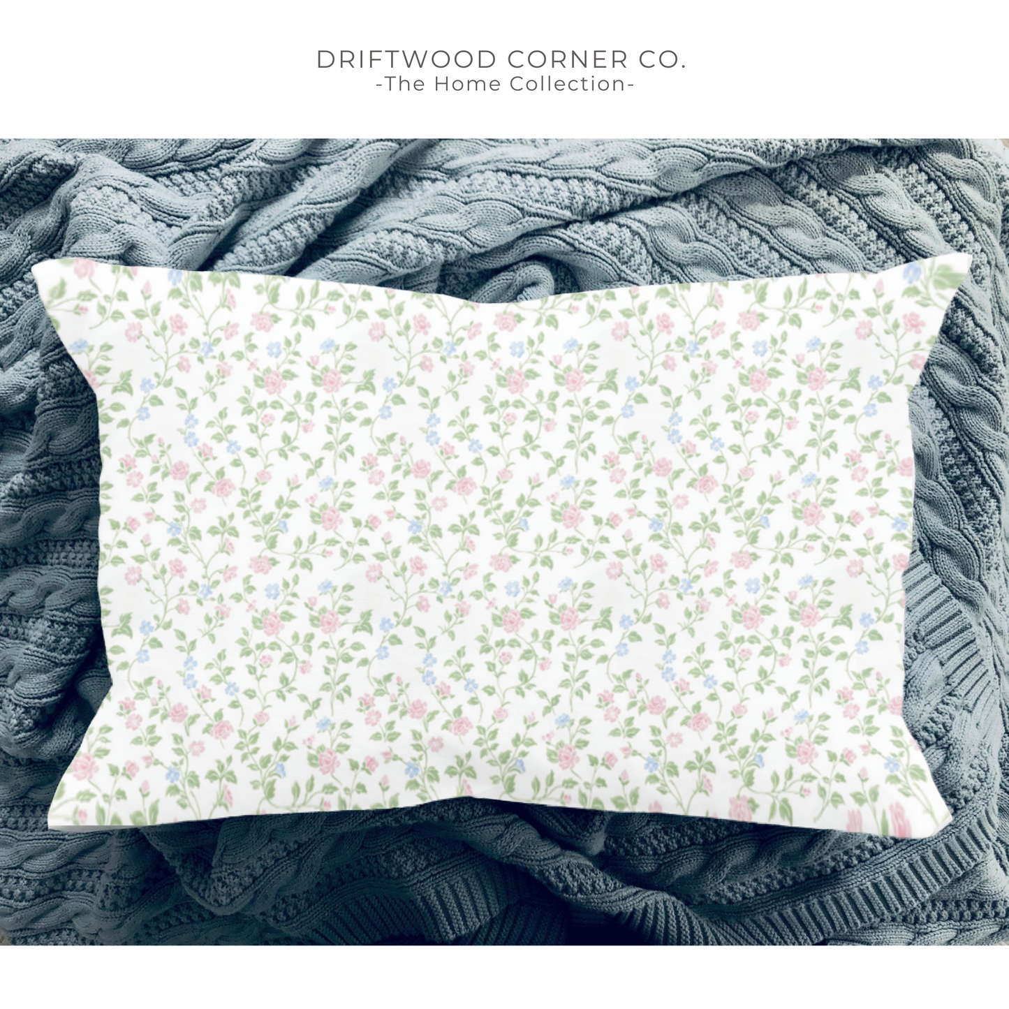 Spring Floral Sham or Pillowcase