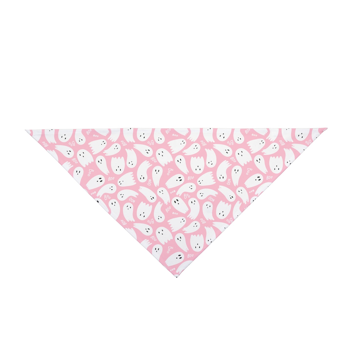 Pink Ghosts Halloween Dog Bandana