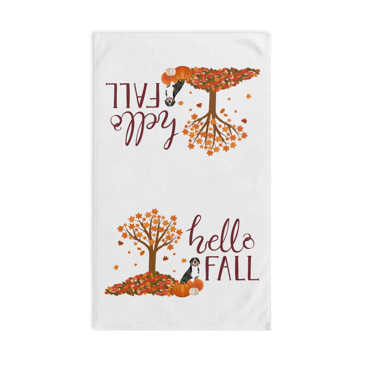 Hello Fall Swissy Kitchen Towel