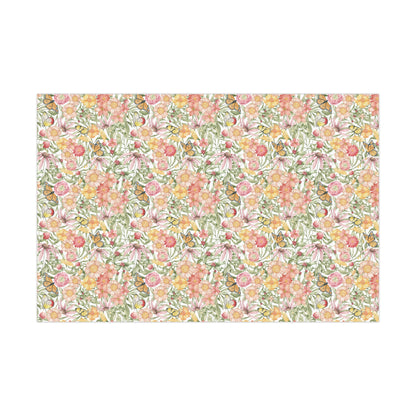 Mother's Day Wrapping Paper, Floral Gift Wrap