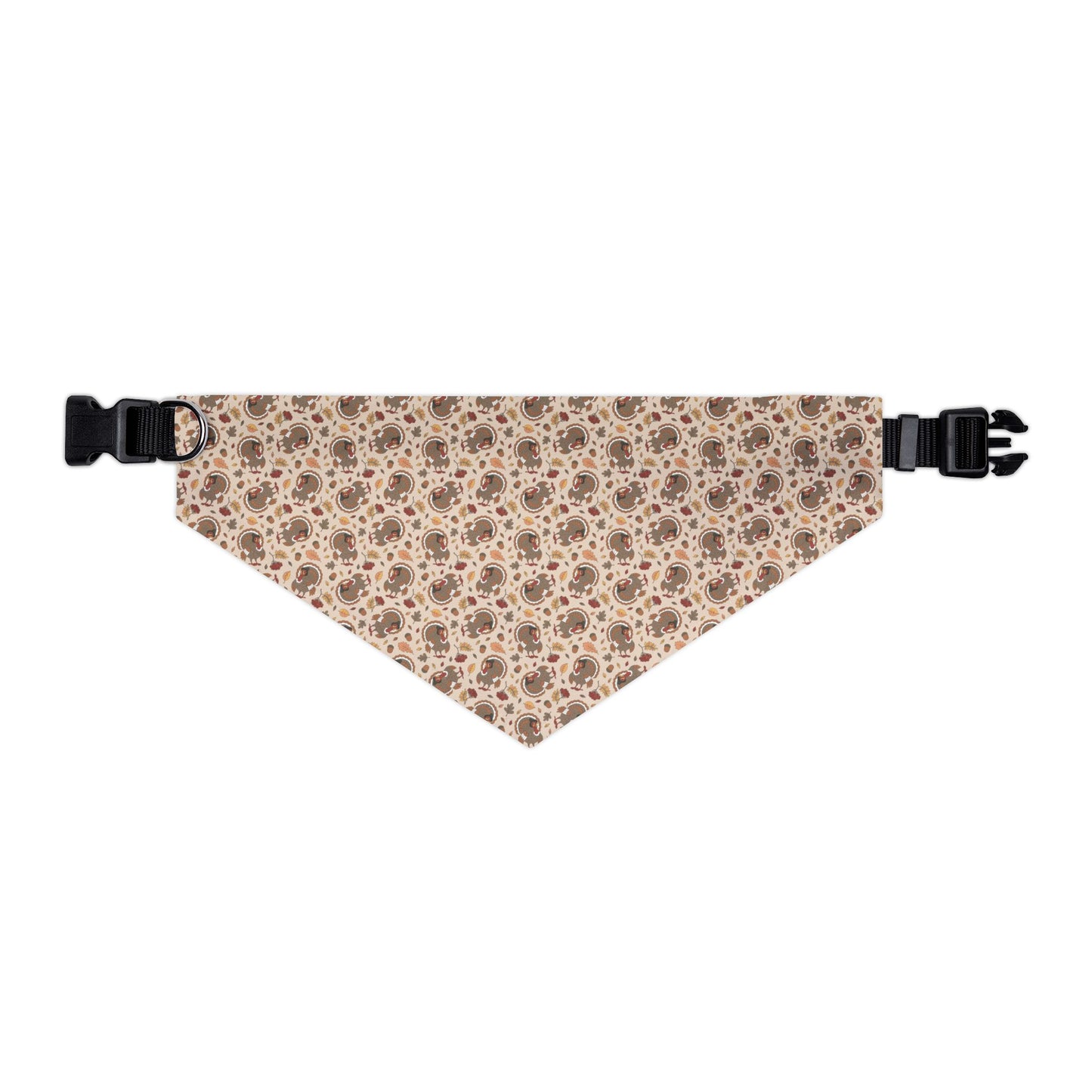 Thanksgiving Turkeys Dog Bandana with Collar