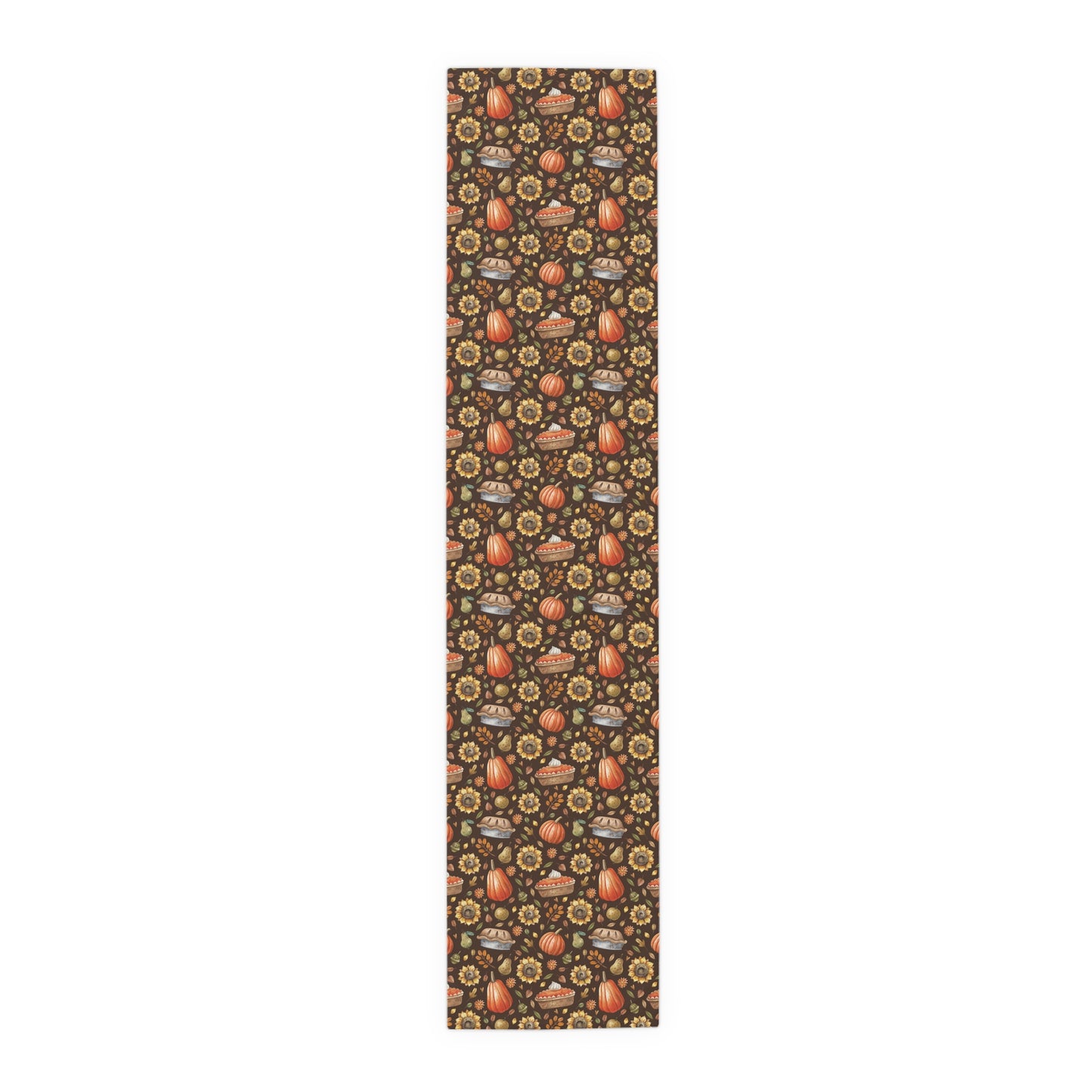 Fall Harvest Sunflower & Pie Table Runner