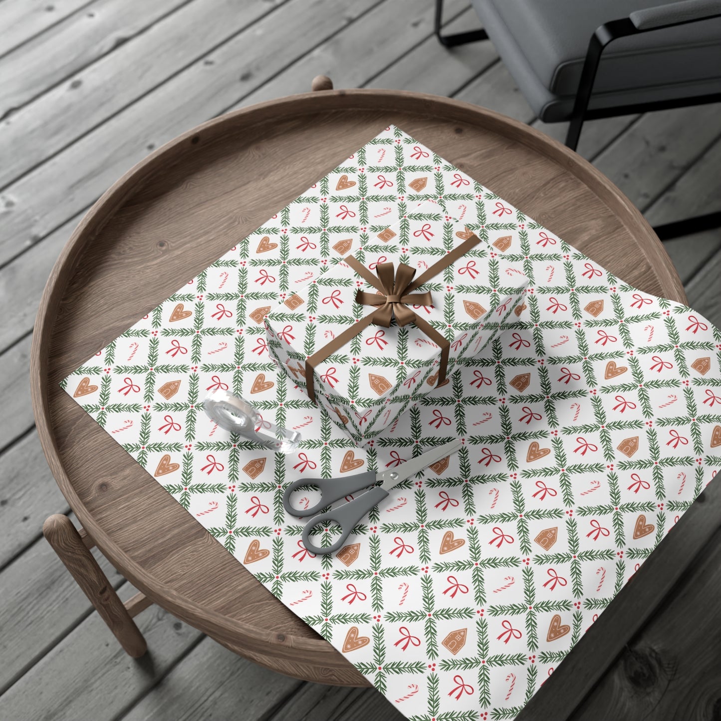 Christmas Evergreen Wrapping Paper