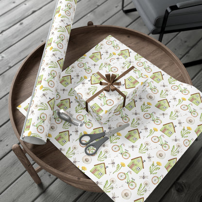 All Occassion Spring Cottage Charm Wrapping Paper