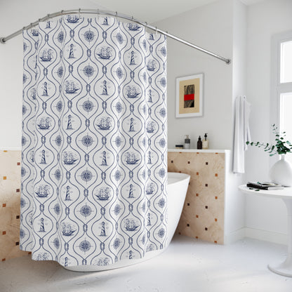 Nautical Summer Shower Curtain