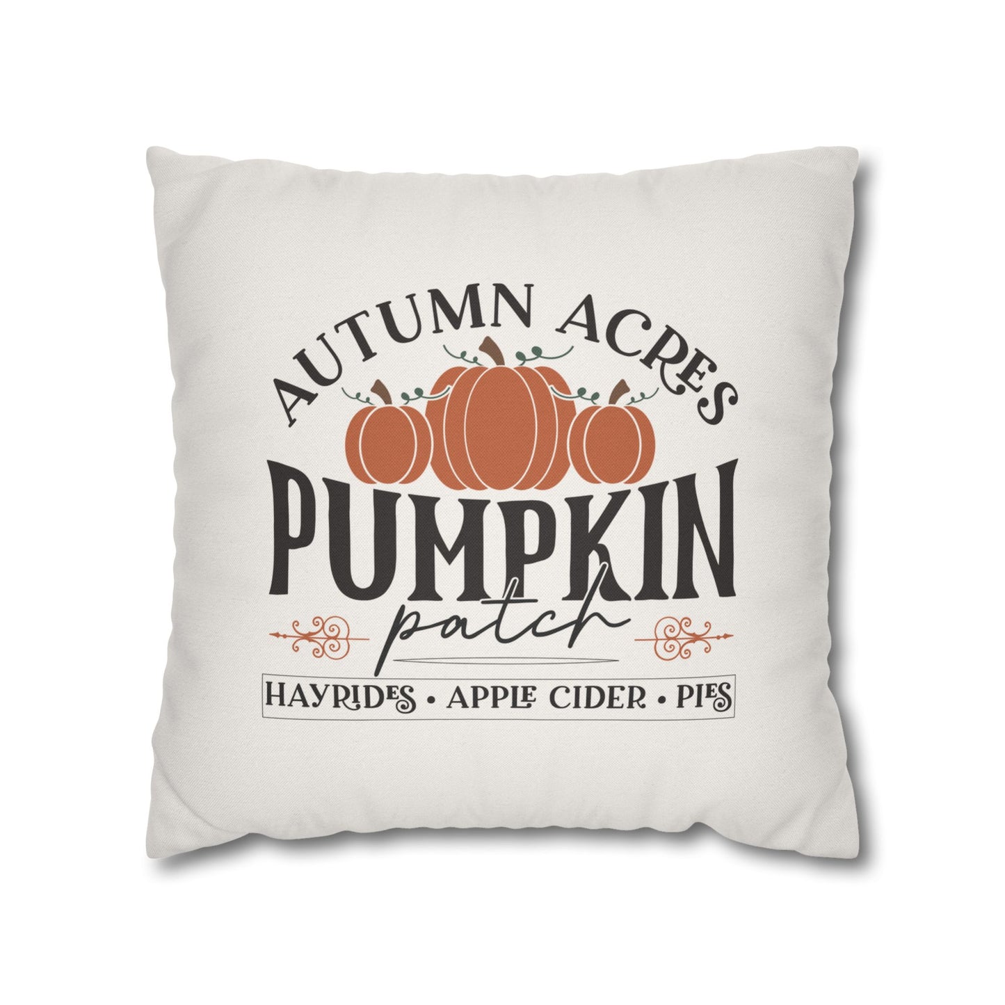 Farm Pumpkin Pillow Cover