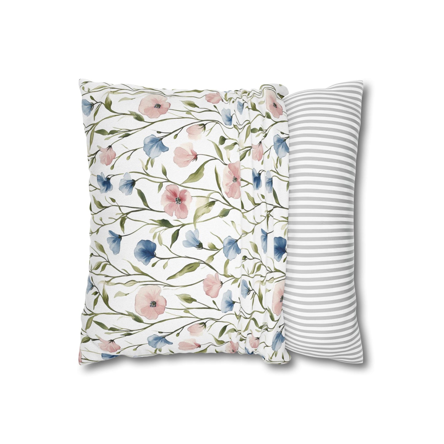 Spring Floral Throw Pillow Cover