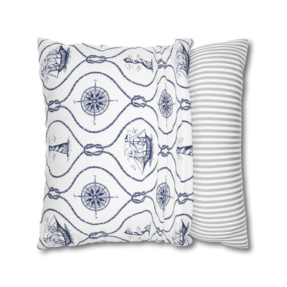 Nautical Summer Pillow Cover