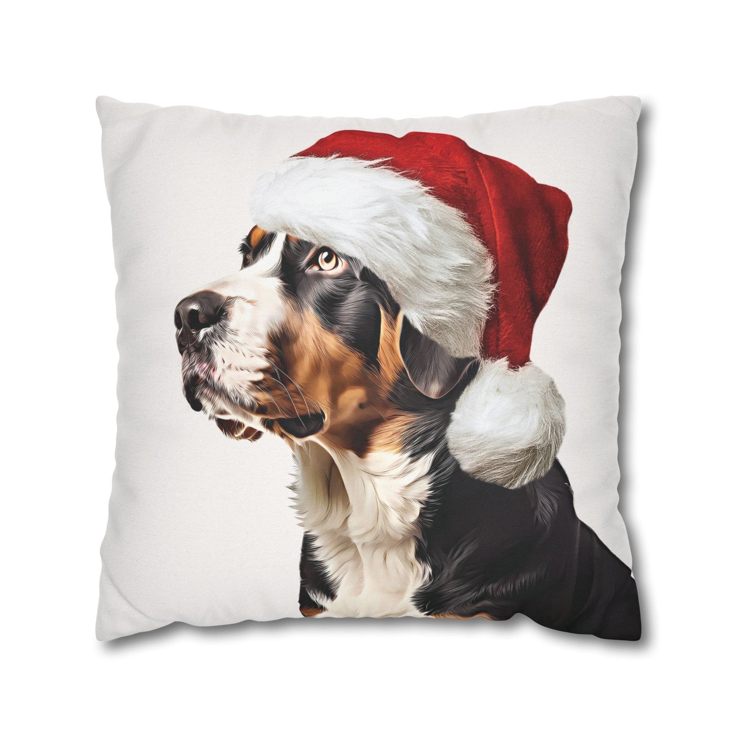 Christmas Swissy Pillow Cover, Double Sided Print