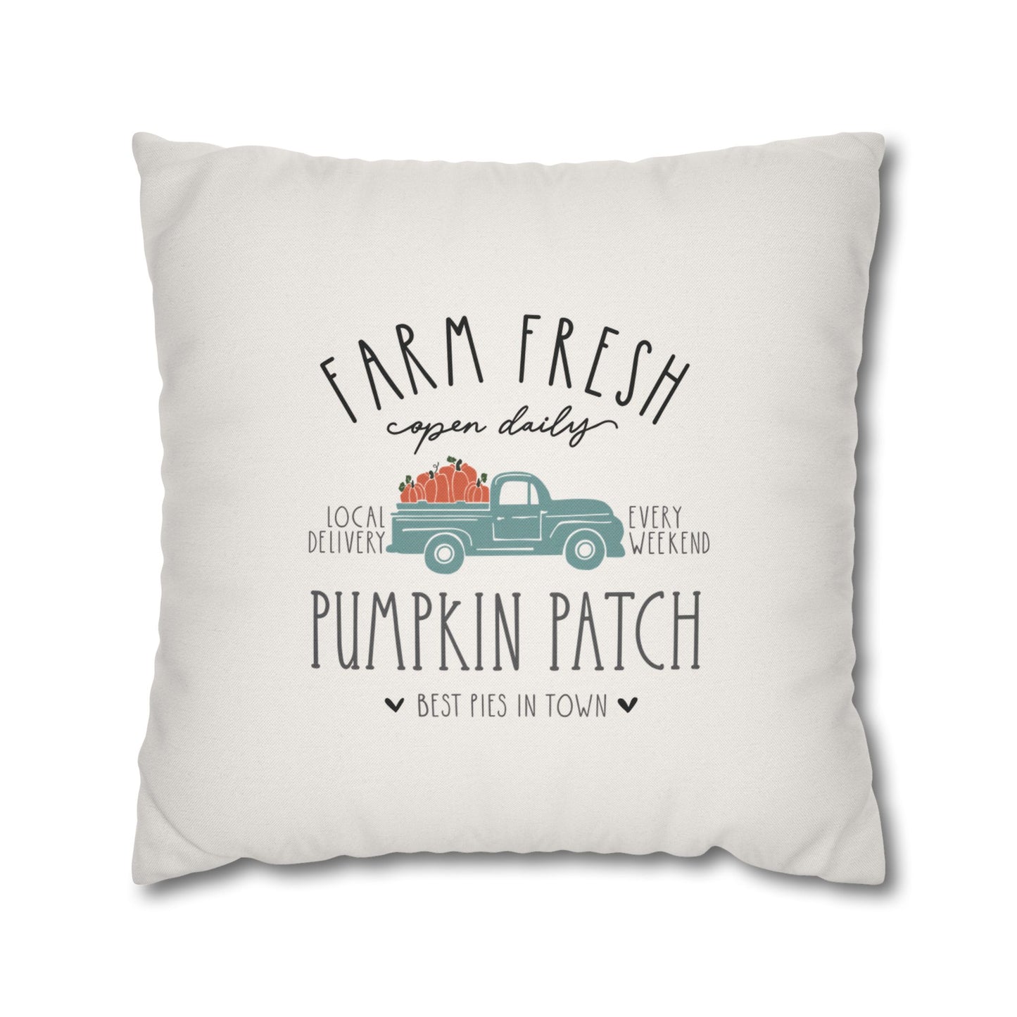 Fall Pumpkin Patch Pillow Cover