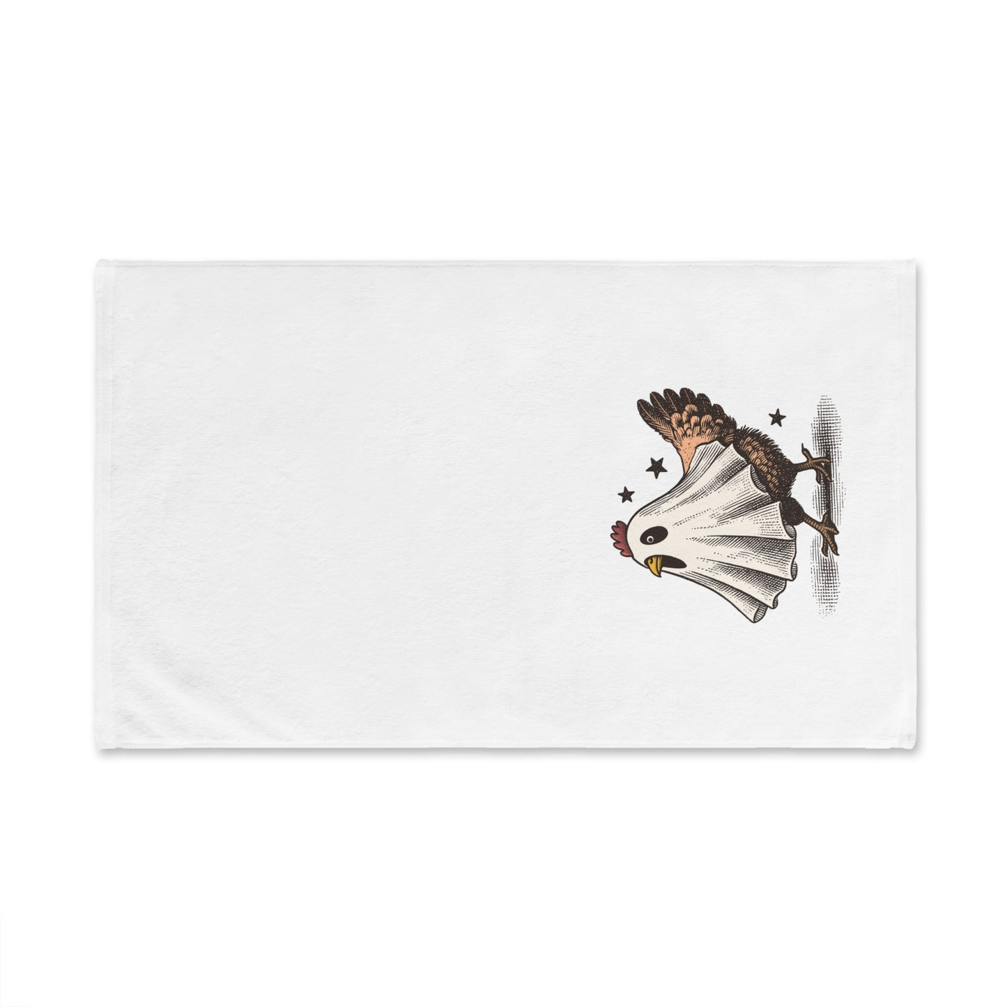 Funny Halloween Rooster Chicken Fall Hand Towel