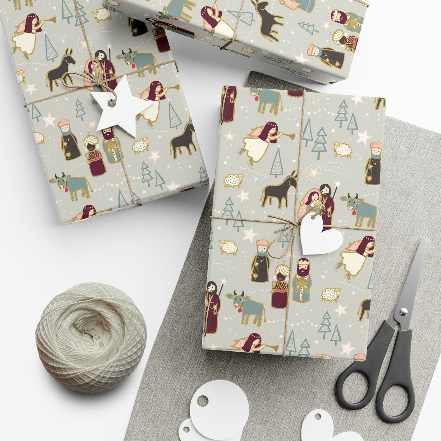 Christmas Nativity Gift Wrap