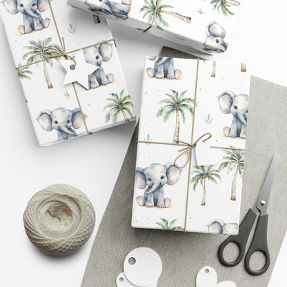 Safari Baby Shower Wrapping Paper