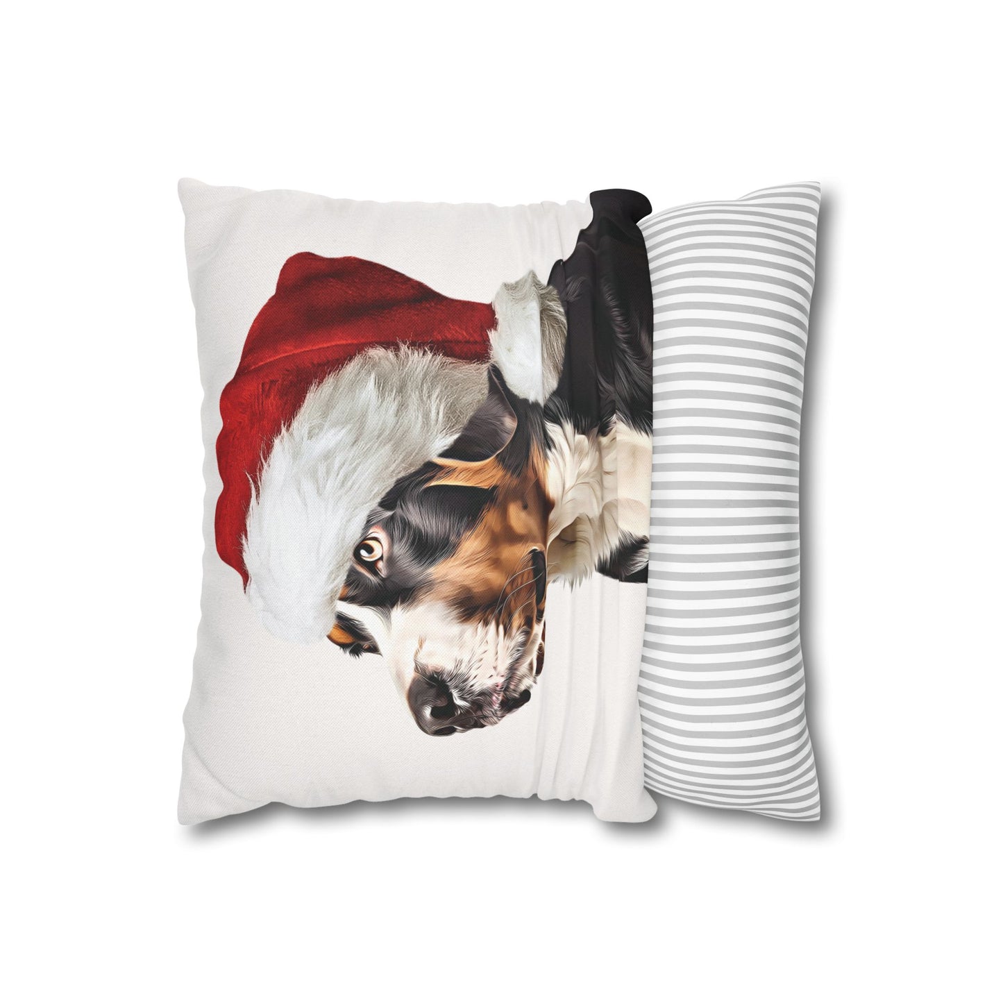 Christmas Swissy Pillow Cover, Double Sided Print