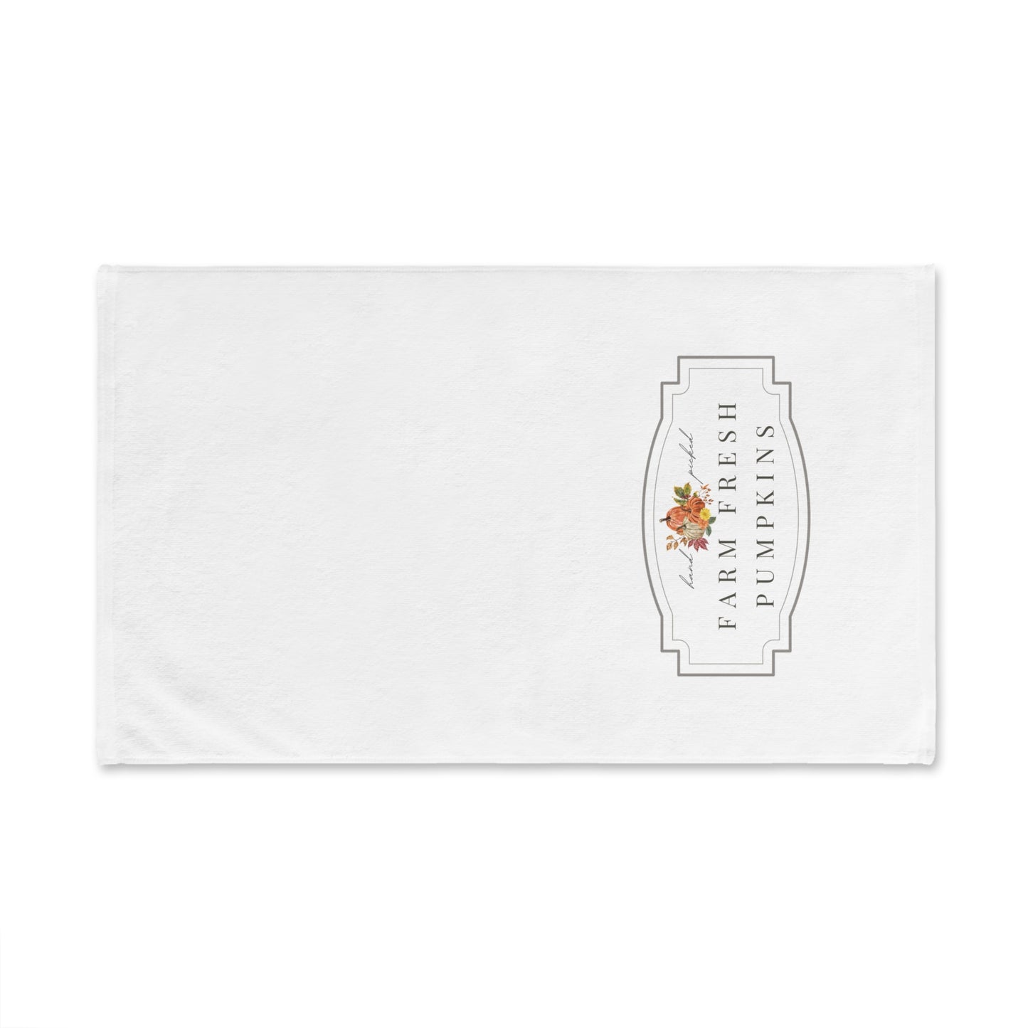 Farm Fresh Pumpkin Fall Hand Towel