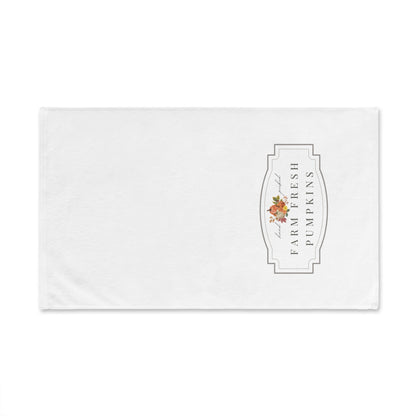 Farm Fresh Pumpkin Fall Hand Towel