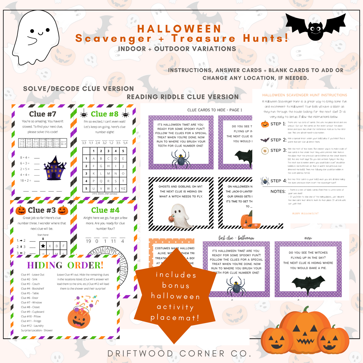 Halloween Games | Halloween Party Games | Halloween Game | Halloween Games Printable | Halloween Games for Adults Kids | Printable Games