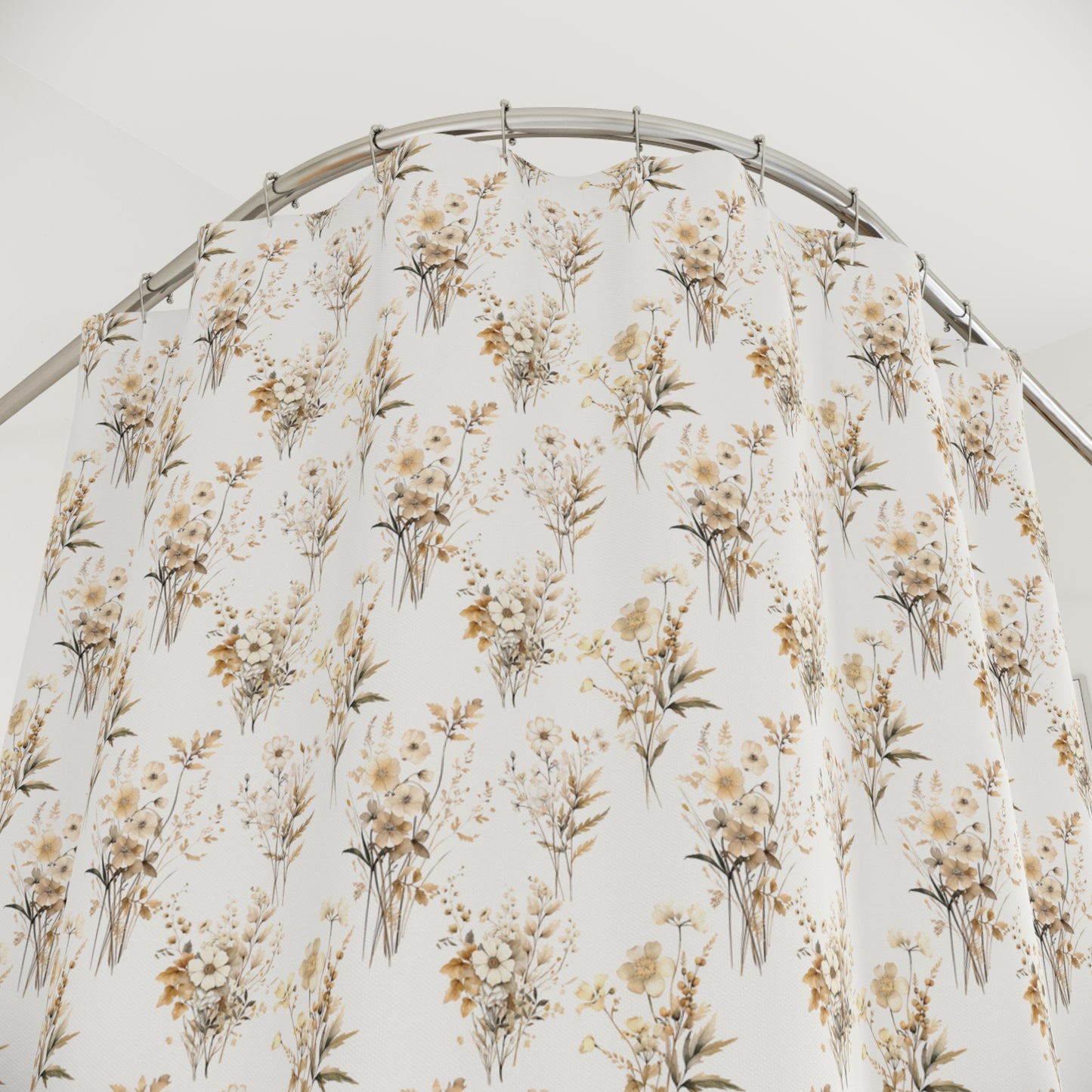 Fall Botanical Shower Curtain