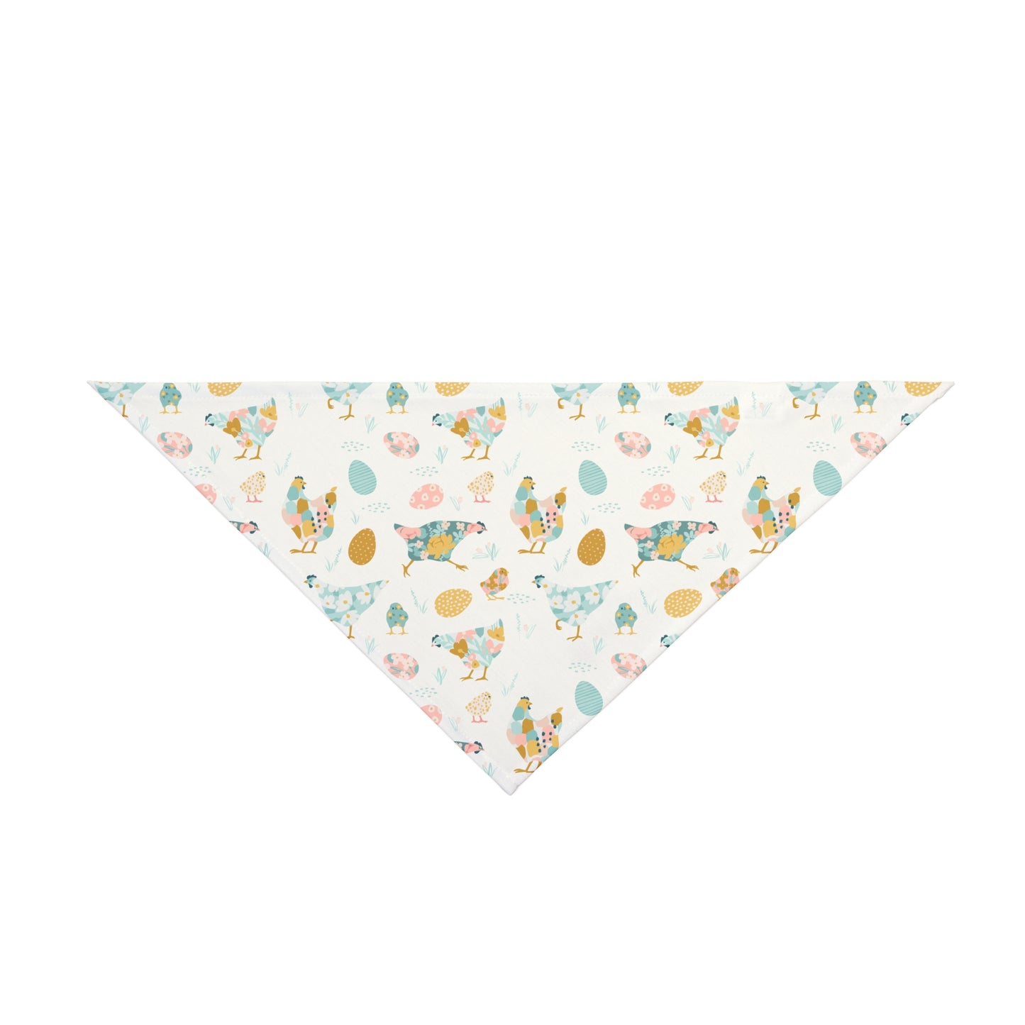 Spring Chickens Dog Bandana, Spring Dog Bandana