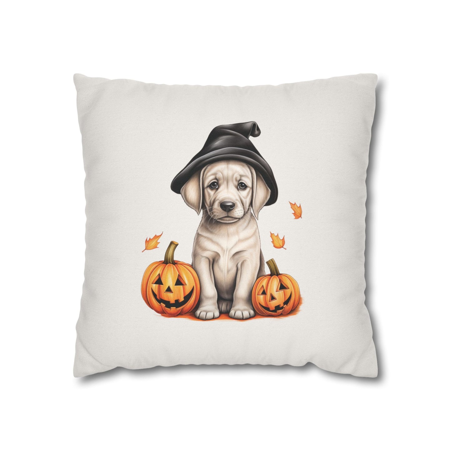 Halloween Labrador Retriever Puppy Pillow Cover